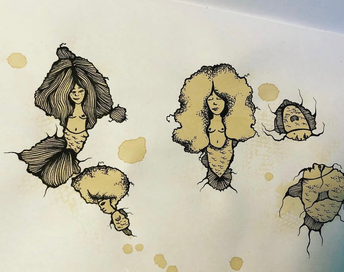 Coffee Stain Under the Sea