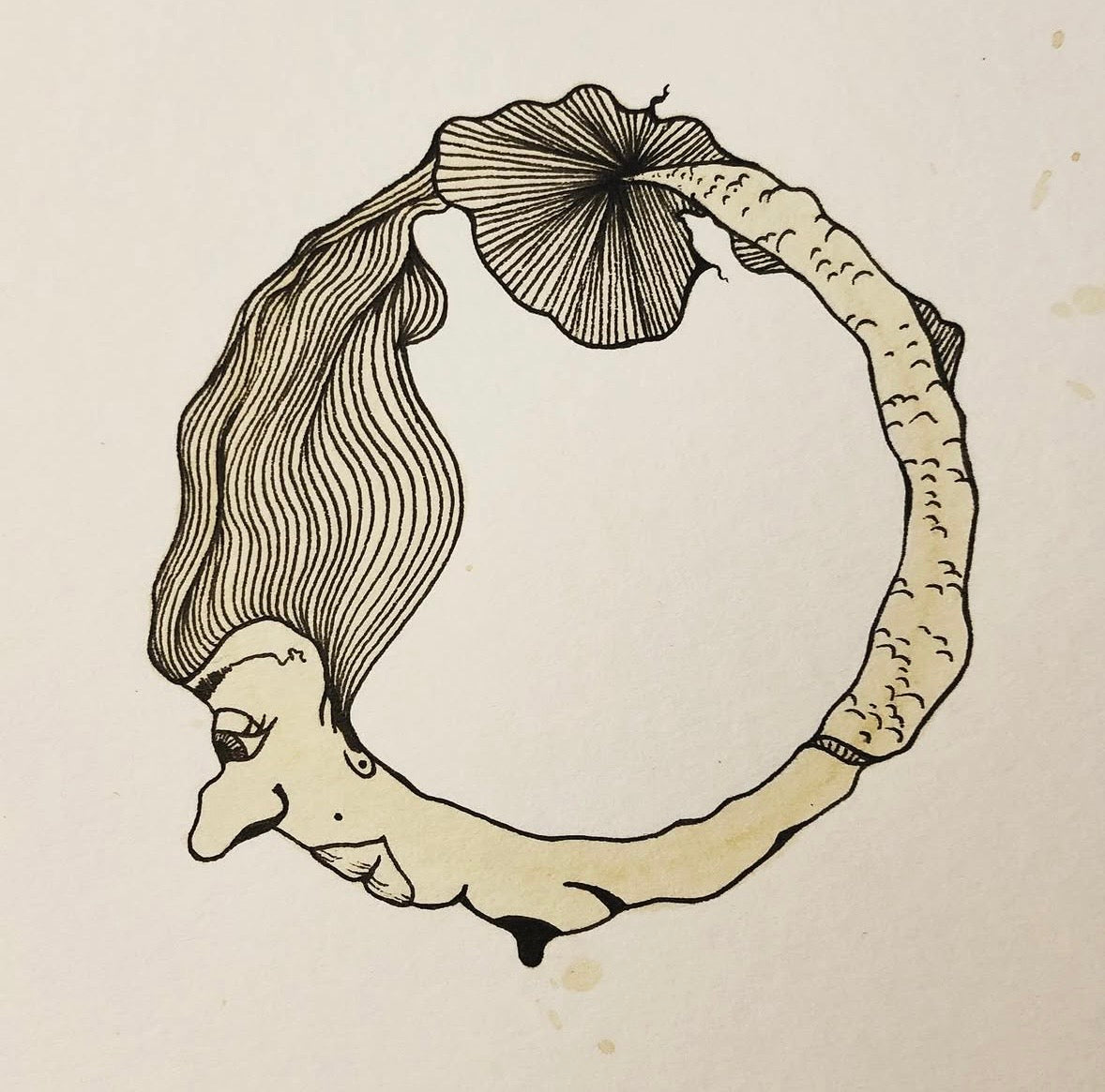 Coffee Ring Mermaid